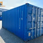 Gebrauchter 20 Fuß Standard Seecontainer – Blau
