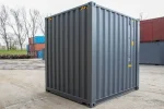 10 Fuß Seecontainer High Cube – Dunkelgrau RAL 7016 – Bild 4