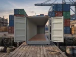 40 Fuß High Cube Open Side Container – Fenstergrau – Bild 2