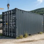 20 Fuß Schiffscontainer – Anthrazitgrau