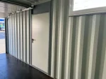 20 Fuß Containergarage mit Rolltor Sektionaltor Fenster Grau RAL 7040 – Bild 12