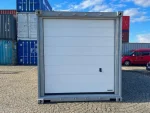 20 Fuß Containergarage mit Rolltor Sektionaltor Fenster Grau RAL 7040 – Bild 7