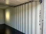 20 Fuß Containergarage mit Rolltor Sektionaltor Fenster Grau RAL 7040 – Bild 8