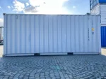20 Fuß Containergarage mit Rolltor Sektionaltor Fenster Grau RAL 7040 – Bild 9