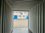 20 Fuß High Cube Seecontainer, Kobaltblau – Bild 3