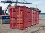 20 Fuss High Cube Container mit offener Seite
