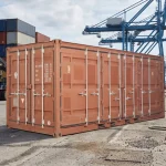 20 Fuß Container mit offener Seite