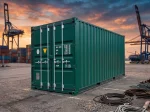 20 Fuß HC Container Grün, 12 m
