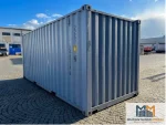 20 Fuß Containergarage mit Rolltor Sektionaltor Fenster Grau RAL 7040
